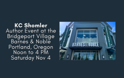 KC Shomler Author Event – Portland, Oregon Nov 4, 2023